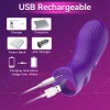 marielove Xxl Vibrator|Paarvibrator|Vibrator Stimulation Klitoris Wasserdicht USB GM-262 Lila