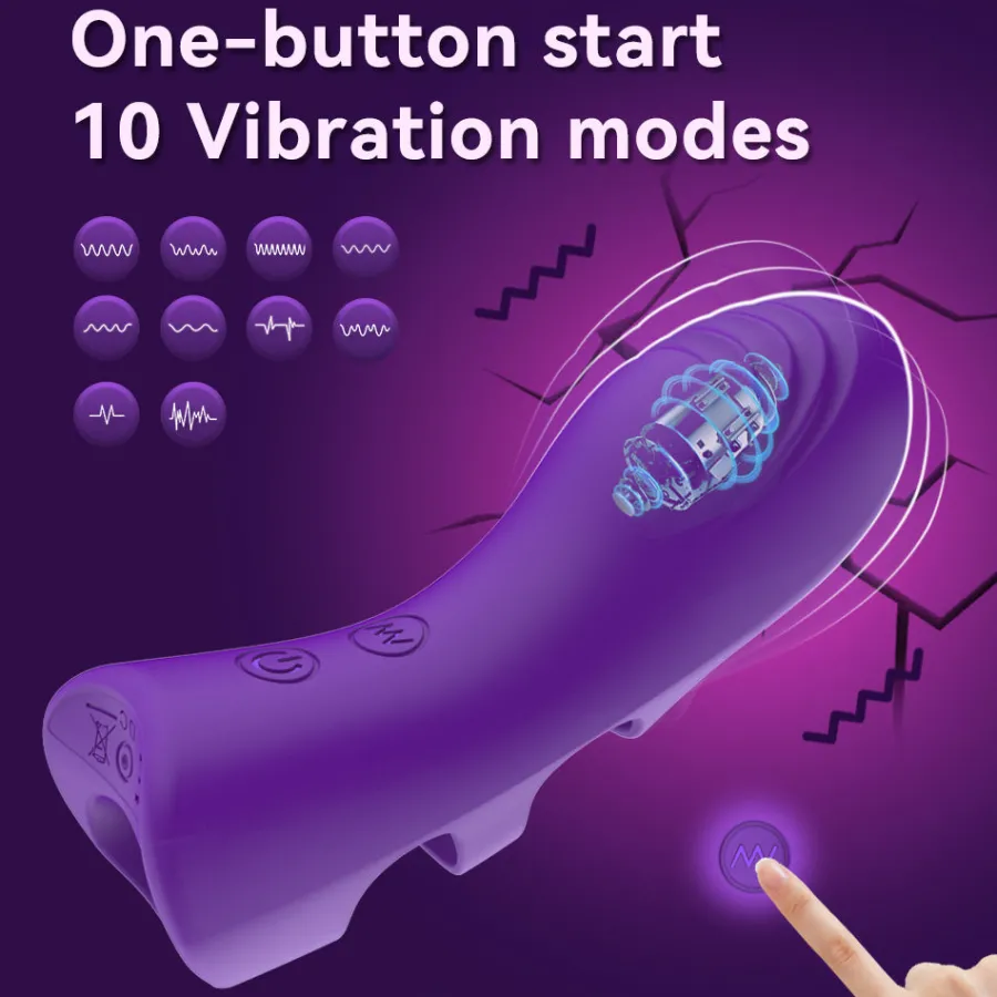 marielove Xxl Vibrator|Paarvibrator|Vibrator Stimulation Klitoris Wasserdicht USB GM-262 Lila