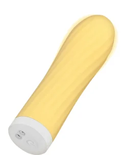 marielove Xxl Vibrator|Paarvibrator|Vibrator Stimulation Klitoris Wasserdicht USB GM-280 Gelb