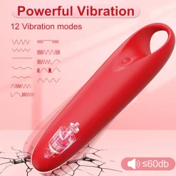 marielove Xxl Vibrator|Paarvibrator|Vibrator Stimulation Klitoris Wasserdicht USB GM-442 Rot