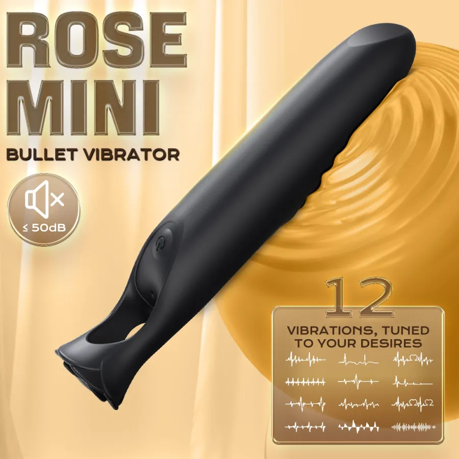 marielove Xxl Vibrator|Paarvibrator|Vibrator Stimulation Klitoris Wasserdicht USB GM-489 Schwarz