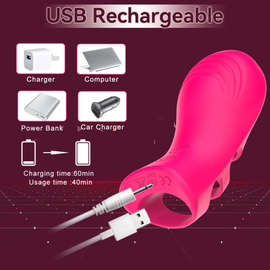 marielove Xxl Vibrator|Paarvibrator|Vibrator Stimulation Klitoris Wasserdicht USB GM-415 Pink