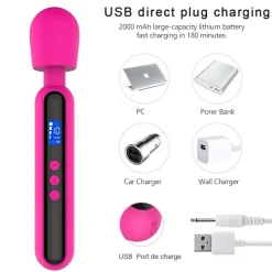 marielove Massagestäbe|Magic Wand Vibrator|Vibrator Stimulation Klitoris Vagina GM-024