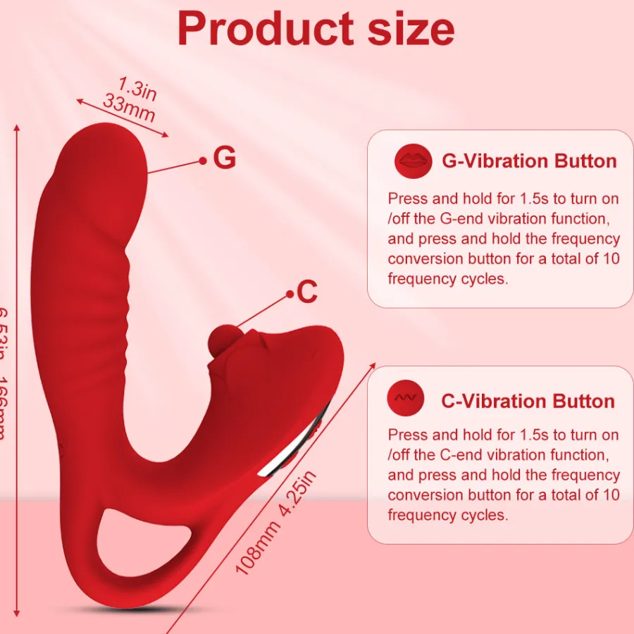 marielove Auflegevibrator|Xxl Vibrator|Vibrator Stimulation Klitoris Vagina GM-300