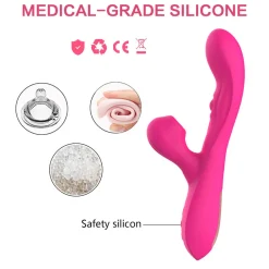 marielove Xxl Vibrator|Paarvibrator|Vibrator Stimulation Klitoris Wasserdicht USB GM-323 Rosa