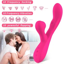 marielove Xxl Vibrator|Paarvibrator|Vibrator Stimulation Klitoris Wasserdicht USB GM-323 Rosa