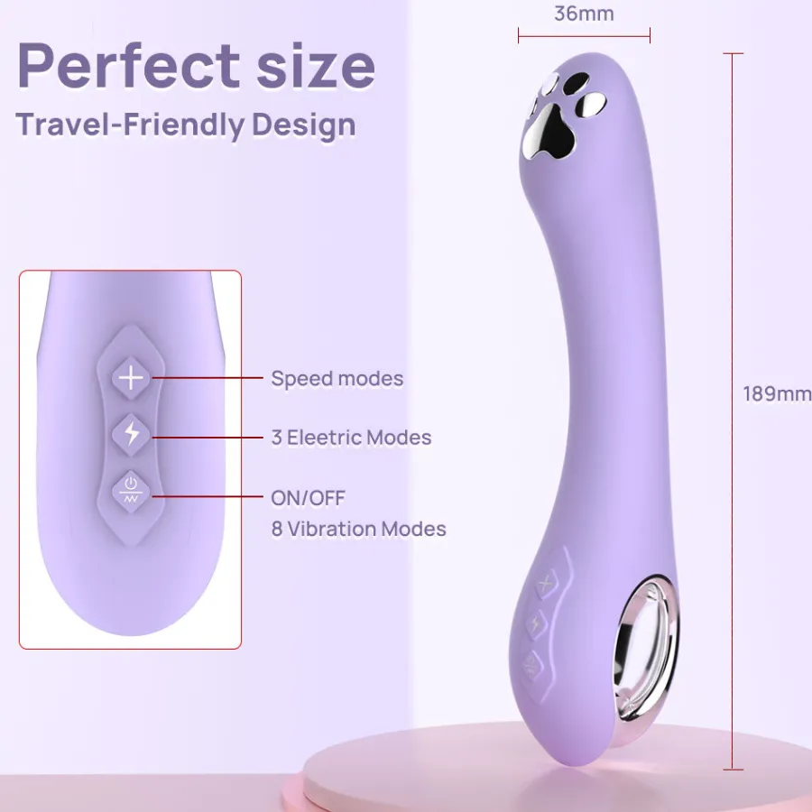 marielove Xxl Vibrator|Paarvibrator|Vibrator Stimulation Klitoris Vagina GM-564 Lila