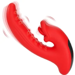 marielove Xxl Vibrator|Paarvibrator|Vibrator Stimulation Klitoris Wasserdicht USB GM-565 Rot