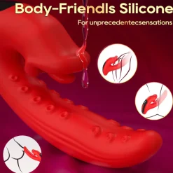marielove Xxl Vibrator|Paarvibrator|Vibrator Stimulation Klitoris Wasserdicht USB GM-565 Rot