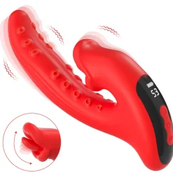 marielove Xxl Vibrator|Paarvibrator|Vibrator Stimulation Klitoris Wasserdicht USB GM-565 Rot