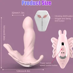 marielove Xxl Vibrator|Paarvibrator|Vibrator Stimulation Klitoris Wasserdicht USB GM-493 Rosa