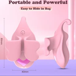 marielove Xxl Vibrator|Paarvibrator|Vibrator Stimulation Klitoris Vagina GM-517 Rosa