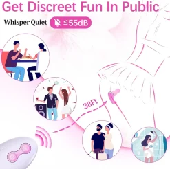marielove Vibro Ei|Xxl Vibrator|Vibro Ei Vibrator mit App Steuerung Smartphone GM-322