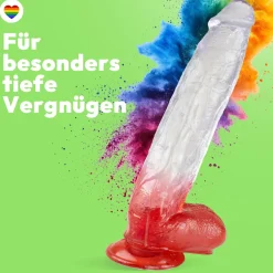 marielove Anal Dildo|Saugnapfdildo|XXL Dildo mit Saugnapf 31 cm 4 Farben